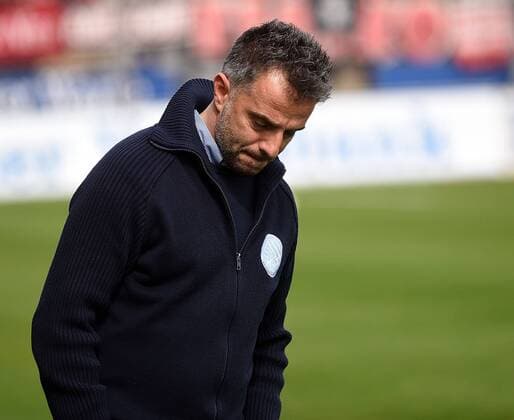 03.04.2016, xhbx, Fussball 2.Bundesliga, FSV Frankfurt - 1.FC Nuernberg, emspor, v.l. Tomas Oral (FSV Frankfurt) enttaeuscht, enttaeuscht schauend, dissapointed