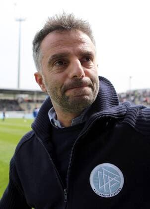 03.04.2016 - Fussball - Saison 2015 2016 - 2. Fussball - Bundesliga - 28. Spieltag: FSV Frankfurt - 1. FC Nürnberg Nuernberg FCN - DaMa - Tomas Oral (Trainer FSV Frankfurt )