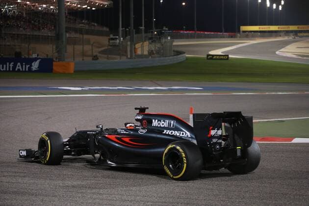 Belgian rider Stoffel Vandoorne of McLaren-Honda pictured in action during the Formula 1 Bahrain Grand Prix race in Sakhir, Bahrain, Sunday 03 April 2016. Vandoorne came in 10th during his first F1 race. GEORGESxDExCOSTER  x04826086x