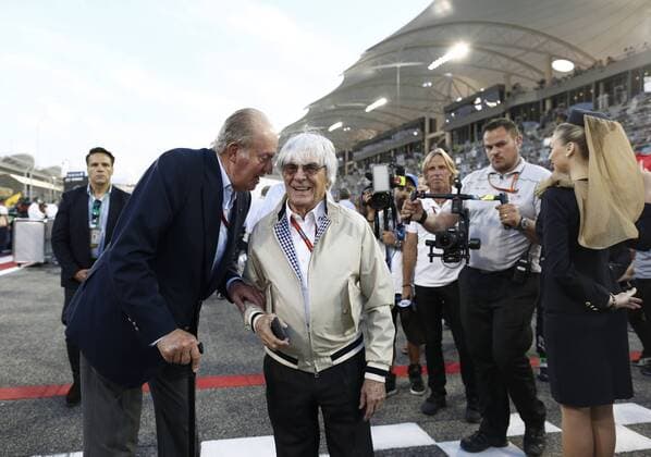Motorsports: FIA Formula One World Championship WM Weltmeisterschaft 2016, Grand Prix of Bahrain, Former spanish King Juan Carlos xHOCHxZWEIx