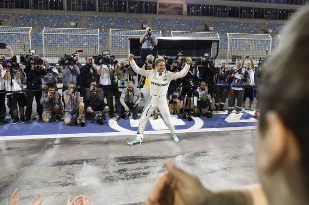Motorsports: FIA Formula One World Championship WM Weltmeisterschaft 2016, Grand Prix of Bahrain, 6 Nico Rosberg (GER, Mercedes AMG Petronas Formula One Team), xHOCHxZWEIx