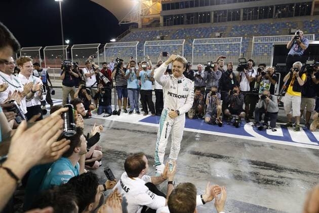 Motorsports: FIA Formula One World Championship WM Weltmeisterschaft 2016, Grand Prix of Bahrain, 6 Nico Rosberg (GER, Mercedes AMG Petronas Formula One Team), xHOCHxZWEIx