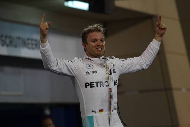 Bahrain Grand Prix, Sakhir 31 March - 03 April 2016 03.04.2016 - Race, Nico Rosberg (GER) Mercedes AMG F1 W07 Hybrid race winner 