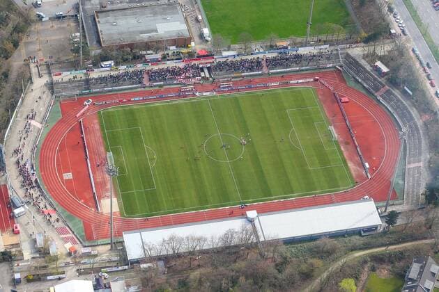 Fußball, Stadiongeschichte SC Fortuna Köln Koeln Bezirkssportanlage Koeln-Sued, Suedstadion, Symbolfoto , Copyright: Stuetzle Eibner-Pressefoto EP_BHN