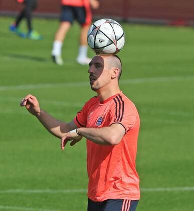 04.04.2016, 1.BL,FC Bayern Training, Säbenerstrasse München, im Bild: Franck Ribery (FCB)