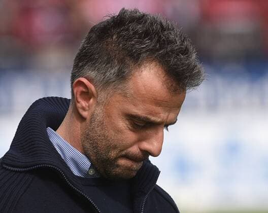 03.04.2016, xhbx, Fussball 2.Bundesliga, FSV Frankfurt - 1.FC Nuernberg, emspor, v.l. Tomas Oral (FSV Frankfurt) enttaeuscht, enttaeuscht schauend, dissapointed
