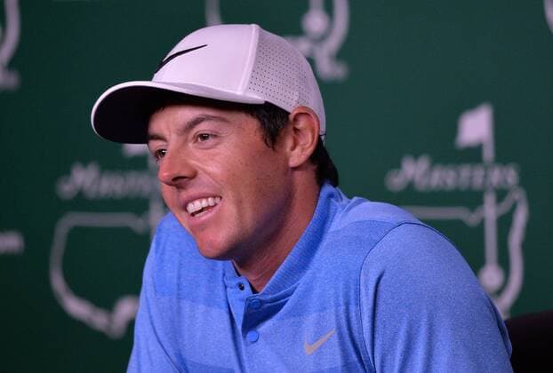 Rory McIlroy speaks to the media during a press conference PK Pressekonferenz before the 2016 Masters Tournament at Augusta National in Augusta, Georgia on April 5, 2016.  AUG20160405333 KEVINxDIETSCH