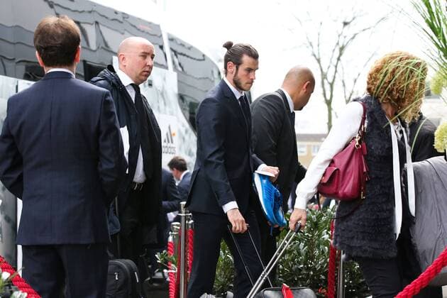 Gareth Bale (Real Madrid) - Champions League Viertelfinale Saison 2015-2016 Ankunft am Innside Hotel in Wolfsburg zum Spiel gegen den VfL Wolfsburg - Deutschland, Fussball, Mann,Männer,05.04.2016