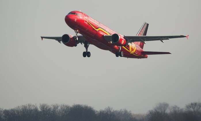 Illustration picture shows a Brussels Airlines airplane in the colors of the Red Devils, the Belgian national soccer team takes off Wednesday 06 April 2016 at Brussels airport in Zaventem. BENOITxDOPPAGNE  x04826788x