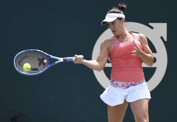 April 6, 2016: Daria Kasatkina (RUS) loses to Sloane Stephens (USA) 6-4, 6-3, at the Volvo Car Open being played at Family Circle Tennis Center in Charleston, South Carolina. Â© TENNIS 2016: Volvo Car Open APRIL 16 - ZUMAc04_