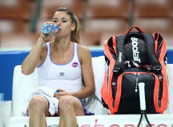 KATOWICE Open, WTA Tennis Damen CAMILA GIORGI FRANCE OUT!  160406MIN007