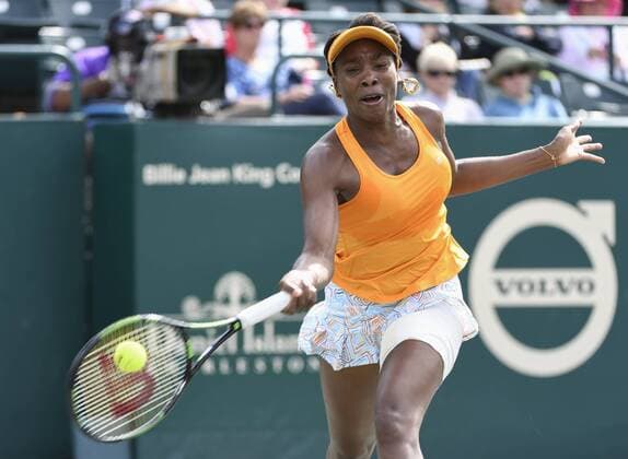 April 6,2016: Venus Williams (USA) defeated Allison Riske (USA) 6-4, 6-2, at the Volvo Car Open being played at Family Circle Tennis Center in Charleston, South Carolina. Ã‚Â© TENNIS 2016: Volvo Car Open APRIL 16 - ZUMAc04_