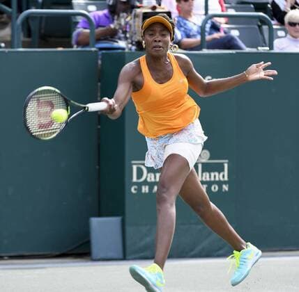 April 6,2016: Venus Williams (USA) defeated Allison Riske (USA) 6-4, 6-2, at the Volvo Car Open being played at Family Circle Tennis Center in Charleston, South Carolina. Ã‚Â© TENNIS 2016: Volvo Car Open APRIL 16 - ZUMAc04_