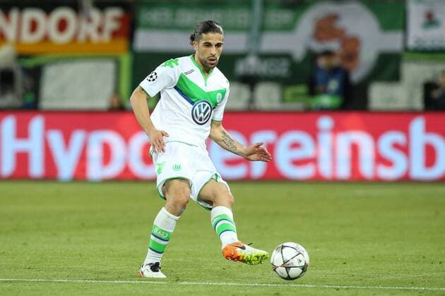 Ricardo Rodriguez (VfL Wolfsburg) - Champions League Viertelfinale Saison 2015-2016 VfL Wolfsburg vs. Real Madrid in der Volkswagen Arena in Wolfsburg - Freisteller,Aktion,Deutschland, Fussball, Mann,Männer,06.04.2016