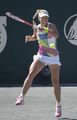 April 7, 2016: Angelique Kerber (GER) defeated Kristina Kucova (SVK) 6-2, 6-3, at the Volvo Car Open being played at Family Circle Tennis Center in Charleston, South Carolina. Ã‚Â© TENNIS 2016: Volvo Car Open APRIL 16 - ZUMAc04_