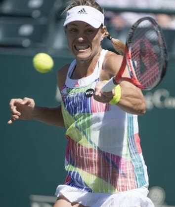April 7, 2016: Angelique Kerber (GER) defeated Kristina Kucova (SVK) 6-2, 6-3, at the Volvo Car Open being played at Family Circle Tennis Center in Charleston, South Carolina. Ã‚Â© TENNIS 2016: Volvo Car Open APRIL 16 - ZUMAc04_