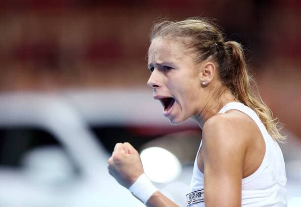 KATOWICE Open, WTA Tennis Damen MAGDA LINETTE  160407MIN009