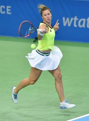 KATOWICE Open, WTA Tennis Damen Pauline PARMENTIER  20160407LUK064