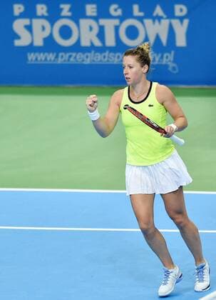 KATOWICE Open, WTA Tennis Damen Pauline PARMENTIER  20160407LUK079