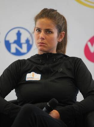 08.04.2016 - Tennis - Nürnberger Versicherungs Cup 2016 - WTA Tennis Damen Women - Damen - Pressekonferenz - JüRa - Julia Görges (Tennisprofi)