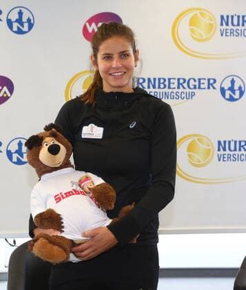 08.04.2016 - Tennis - Nürnberger Versicherungs Cup 2016 - WTA Tennis Damen Women - Damen - Pressekonferenz - JüRa - Julia Görges (Tennisprofi)