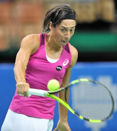 2016.04.08 Katowice Spodek Hall Women tennis tournament WTA Katowice Open 2016 Dominika CIBULKOVA (SVK) vs. Francesca SCHIAVONE (ITA) Francesca SCHIAVONE  20160408LUK323