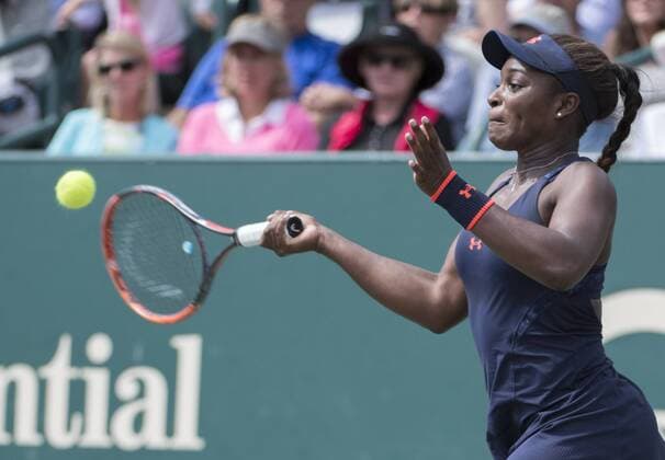 April 8, 2016: Sloane Stephens (USA) goes into three sets against Daria Kasatkina (RUS), at the Volvo Car Open being played at Family Circle Tennis Center in Charleston, South Carolina. Ã‚Â© TENNIS 2016: Volvo Car Open APRIL 16 - ZUMAc04_