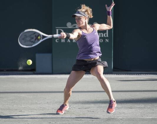 April 8,2016: Laura Siegemund (GER) loses to Elena Vesnina (RUS) 7-5, 6-4, at the Volvo Car Open being played at Family Circle Tennis Center in Charleston, South Carolina. Ã‚Â© TENNIS 2016: Volvo Car Open APRIL 16 - ZUMAc04_