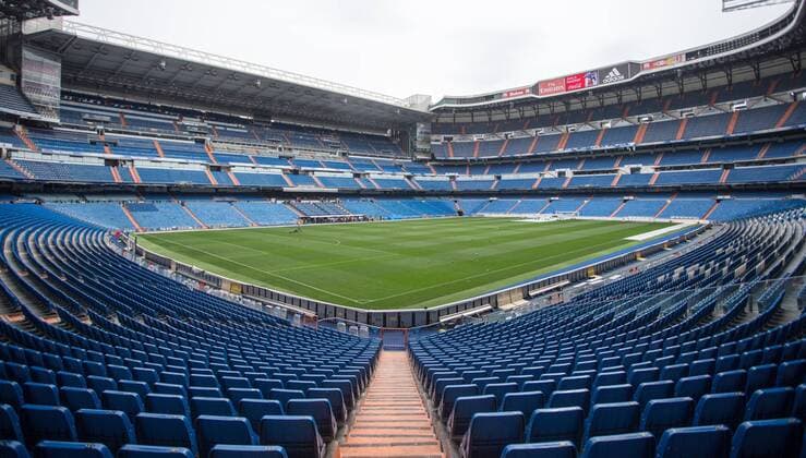 Madrid THEMENBILD - Innenansicht des Santiago Bernabeu Stadions. Die Stadt Madrid ist eine der groessten Metropolen in Europa. Sie liegt im Zentrum der iberischen Halbinsel und ist Hauptstadt von Spanien. Aufgenommen am 25.03.2016 in Madrid ist Spanien Madrid is on of the biggest metropolis in Europe. It is located in the center of the Iberian Peninsula and is the capital of Spain. Spain on 2016 03 25.  EP_jak  