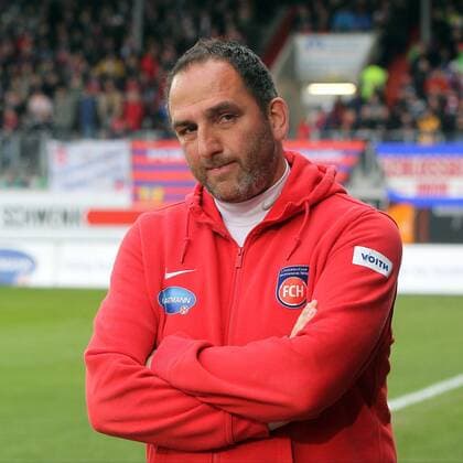 Heidenheim Trainer Frank Schmidt (1.FC Heidenheim), 1.FC Heidenheim vs. Eintracht Braunschweig, 2.Bundesliga, Fussball, 08.04.2016, Copyright: Langerx xEibner-Pressefoto EP_HLR