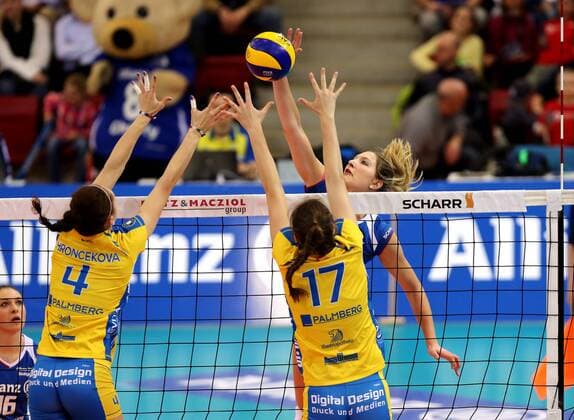 Stuttgart Volleyball Playoff-Halbfinale Allianz MTV Stuttgart vs. Schweriner SC, Kaja Grobelna (Stuttgart)