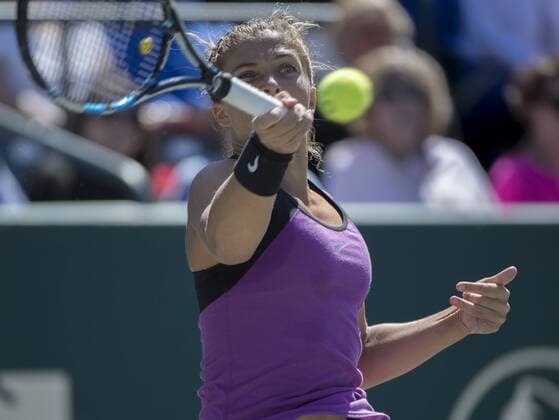 April 9,2016: Sara Errani (ITA) loses to Elena Vesnina (RUS) 6-4, 4-6, 6-2, at the Volvo Car Open being played at Family Circle Tennis Center in Charleston, South Carolina. Ã‚Â© TENNIS 2016: Volvo Car Open APRIL 16 - ZUMAc04_