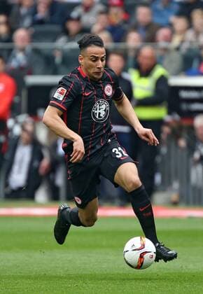 09.04.2016, xovx, Fussball 1.Bundesliga, Eintracht Frankfurt - TSG 1899 Hoffenheim, emspor, Aenis Ben-Hatira (Eintracht Frankfurt), Freisteller.