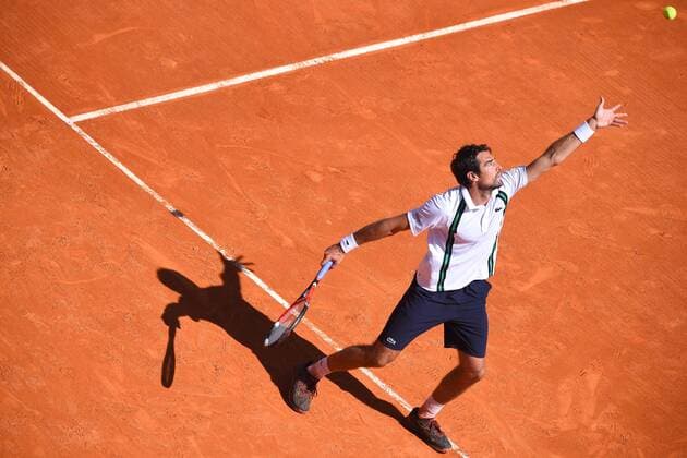 Jeremy Chardy (Fra) TENNIS : Monte Carlo Rolex Masters 2016 - 10 04 2016 TennisMagazine Panoramic 
