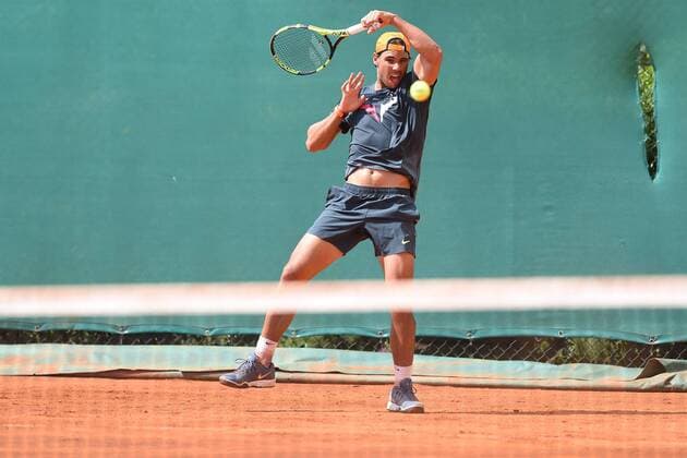 Rafael Nadal (Esp) TENNIS : Monte Carlo Rolex Masters 2016 - 10 04 2016 TennisMagazine Panoramic 