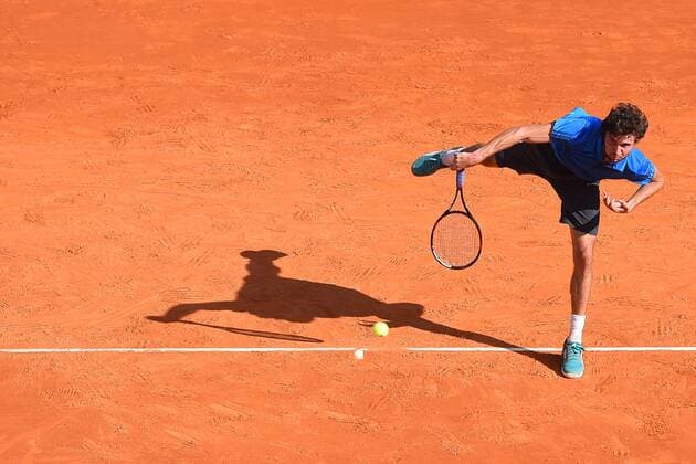 Gilles Simon (Fra) TENNIS : Monte Carlo Rolex Masters 2016 - 10 04 2016 TennisMagazine Panoramic 