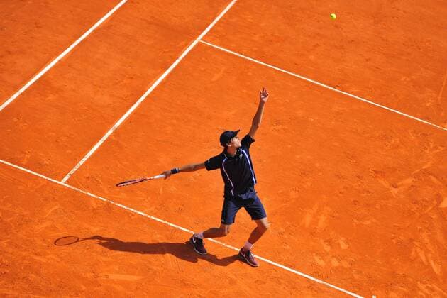 Pierre Hugues Herbert (fra) TENNIS : Monte Carlo Rolex Masters 2016 - 10 04 2016 TennisMagazine Panoramic 