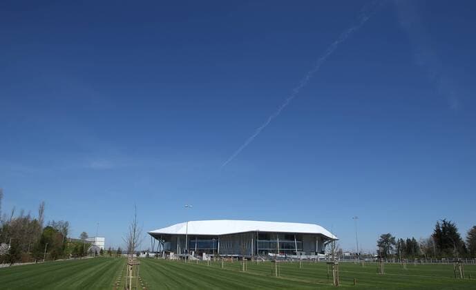 EURO 2016 - die Stadien: Stade des Lumieres in Lyon SOCCER - UEFA EURO EM Europameisterschaft Fussball 2016, preview LYON,FRANCE,10.APR.16 - SOCCER - UEFA European Championship EM Europameisterschaft 2016 in France, preview, Stade de Lyon. Image shows the stadium. Keywords: stadium. GEPAxpictures xAndreasxPranter