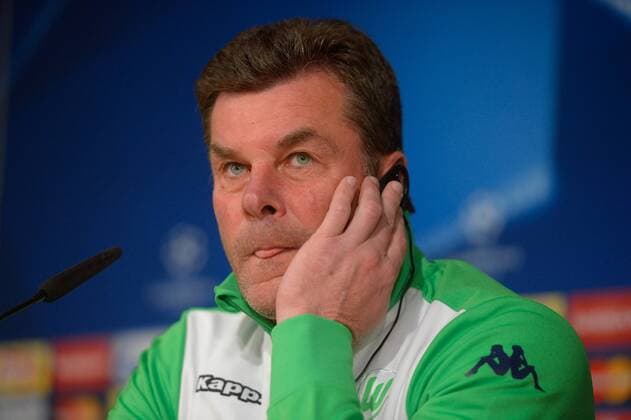 Dieter Hecking (Trainer, Wolfsburg) auf der Abschluss-Presserkonferenz in Madrid, xjgx