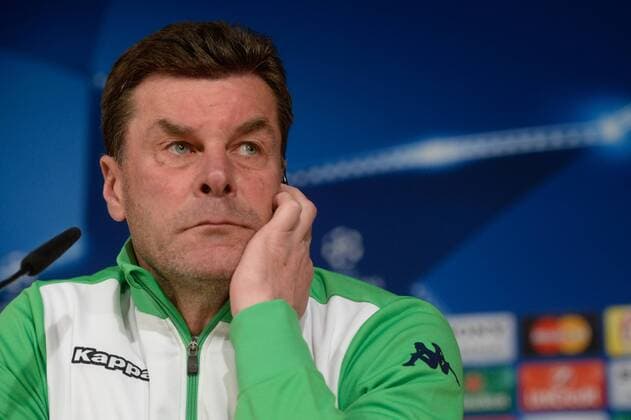 Dieter Hecking (Trainer, Wolfsburg) auf der Abschluss-Presserkonferenz in Madrid, xjgx