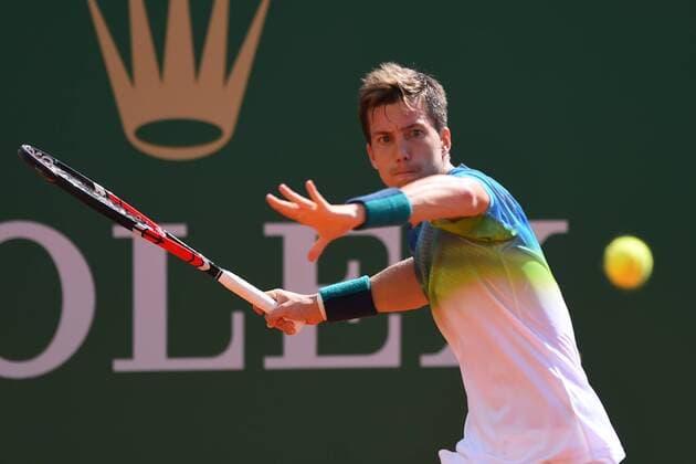 Aljaz Bedene (GB) TENNIS : Tournoi de Monte Carlo 2016 - 11 04 2016 TennisMagazine Panoramic 