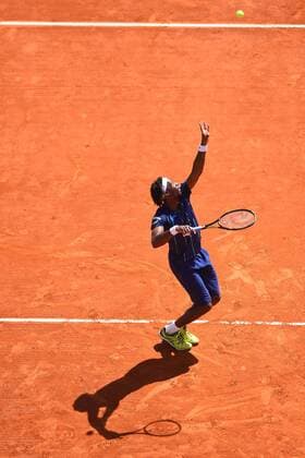 Gael Monfils (fra) TENNIS : Tournoi de Monte Carlo 2016 - 11 04 2016 TennisMagazine Panoramic 