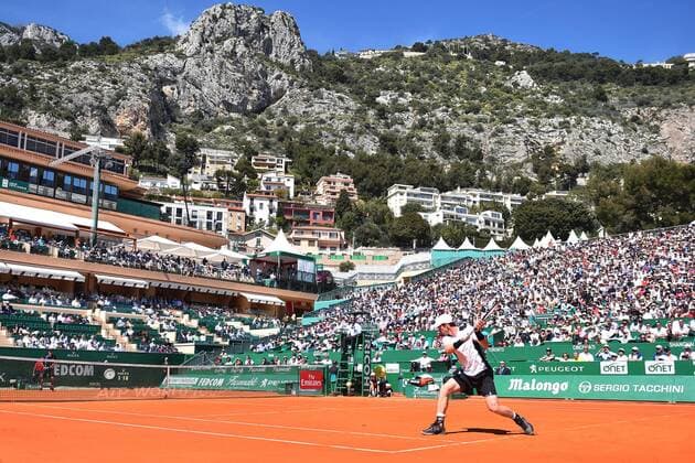 Andy Murray (GB) TENNIS : Tournoi de Monte Carlo 2016 - 12 04 2016 TennisMagazine Panoramic 