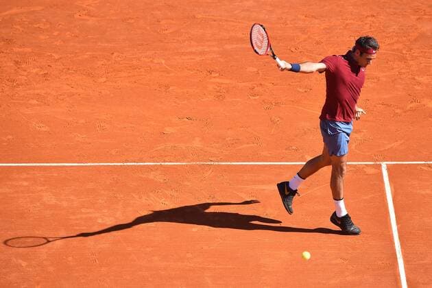 Roger Federer (Sui) TENNIS : Tournoi de Monte Carlo 2016 - 12 04 2016 TennisMagazine Panoramic 