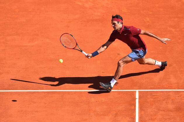 Roger Federer (Sui) TENNIS : Tournoi de Monte Carlo 2016 - 12 04 2016 TennisMagazine Panoramic 
