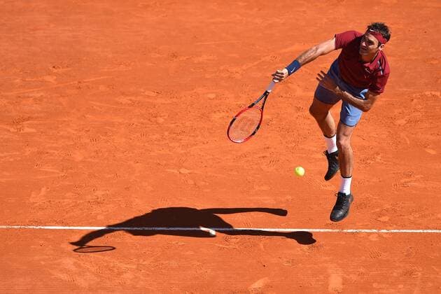 Roger Federer (Sui) TENNIS : Tournoi de Monte Carlo 2016 - 12 04 2016 TennisMagazine Panoramic 