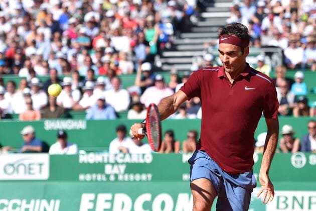 Roger Federer (Sui) TENNIS : Tournoi de Monte Carlo 2016 - 12 04 2016 TennisMagazine Panoramic 
