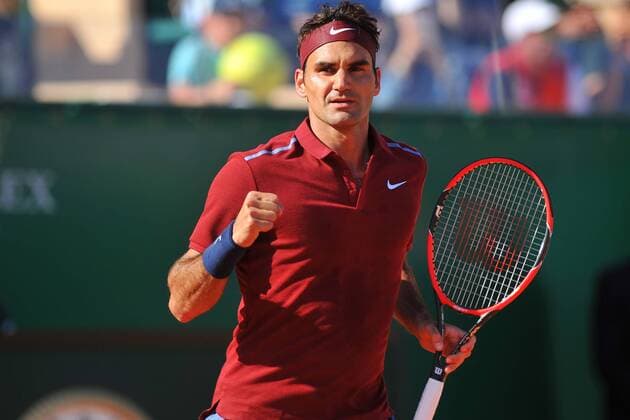 Roger Federer (Sui) TENNIS : Tournoi de Monte Carlo 2016 - 12 04 2016 TennisMagazine Panoramic 