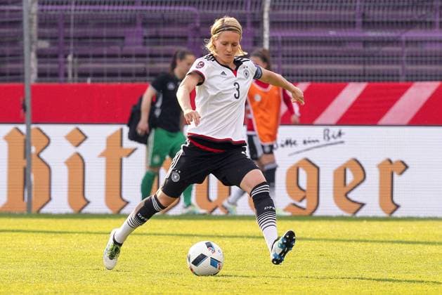 Osnabrueck Saskia Bartusiak ( 3, Deutschland), Deutschland vs. Kroatien, Frauenfussball, Laenderspiel, 12.04.2016, Copyright: Deutzmannx xEibner-Pressefoto EP_cdn