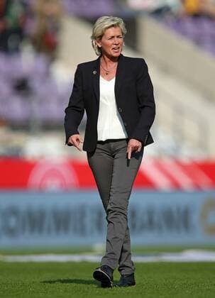 12.04.2016, Fussball Frauen-Länderspiel , EM-Qualifikation, Grupppenspiel, Deutschland - Kroatien, in der Osnatel-Arena Osnabrück. Bundestrainerin Silvia Neid (Deutschland) 
